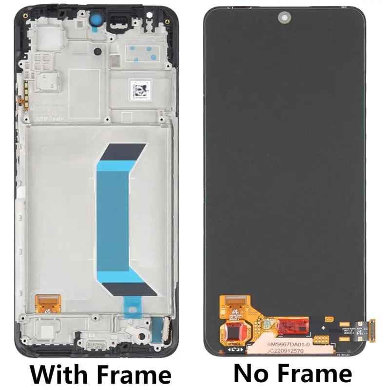 Original AMOLED 6.67 inch For Xiaomi Poco X5 22111317PG LCD Display With Frame Touch Screen Digitizer Assembly Replacement parts