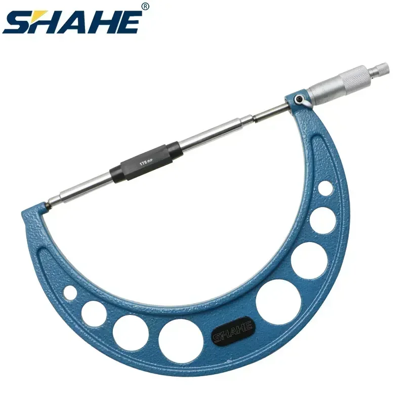 

SHAHE 0.01mm 175-200mm Outside Micrometer 0.01 mm Micrometer Metric Measuring Tool