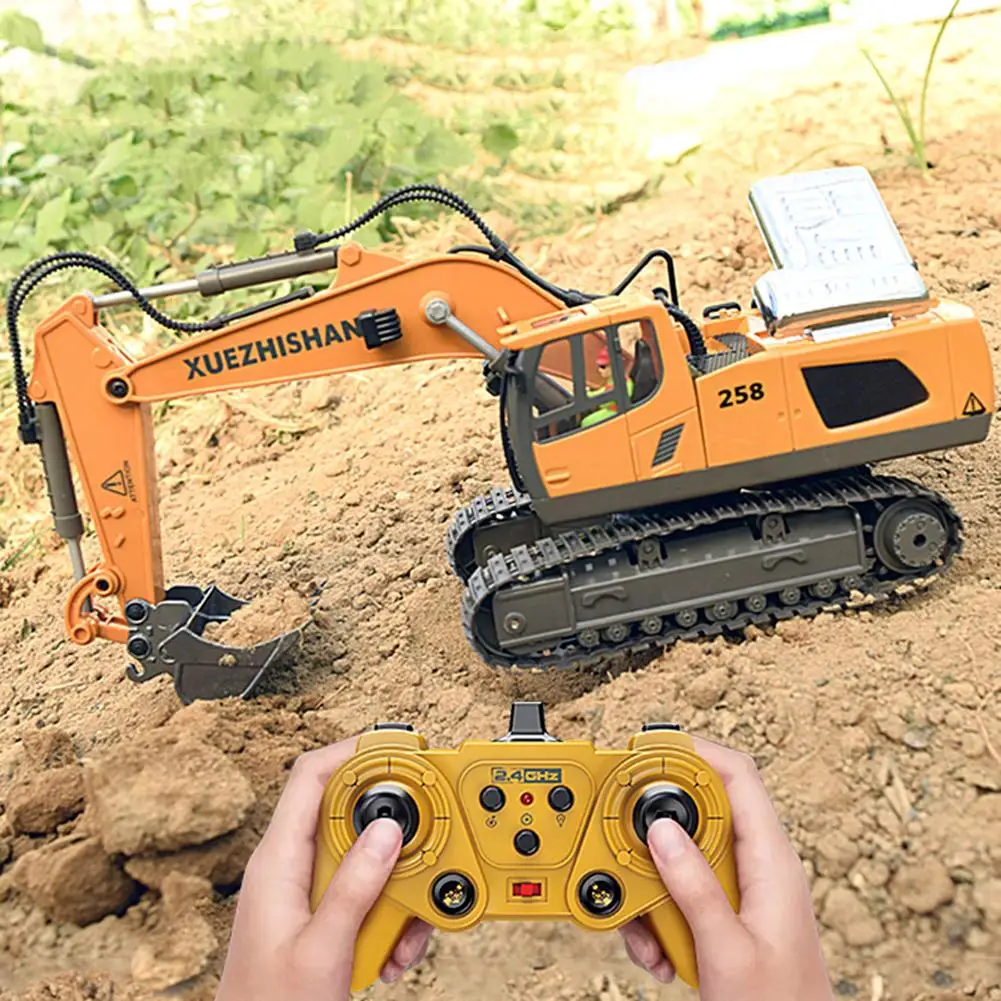 Remote Control Engineering Vehicle Model Dump Truck Excavator Bulldozer Crane Rc Car Toys For Boys Birthday Gifts