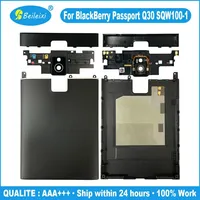 For BlackBerry Passport Q30 SQW100-1 Protective Rear With Camera Lens Housing Battery Back Cover Top Bottom Down Cover Cap