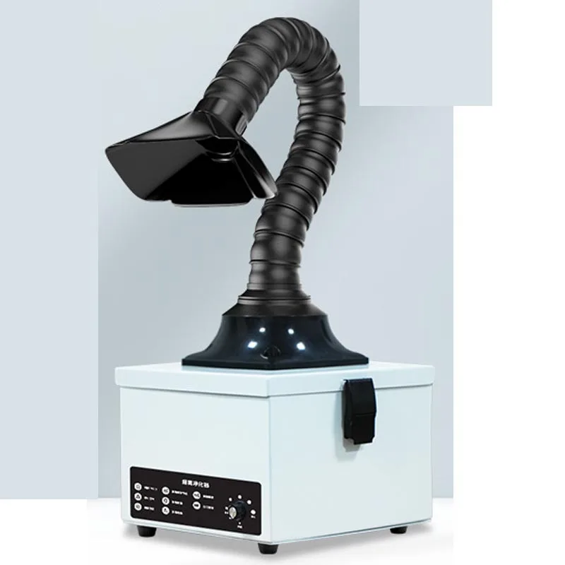 Portable Welding Fume Extractor Efficient Smoke Absorber Low Noise Air Purifier for Soldering Iron DIY Electronic Repair Work