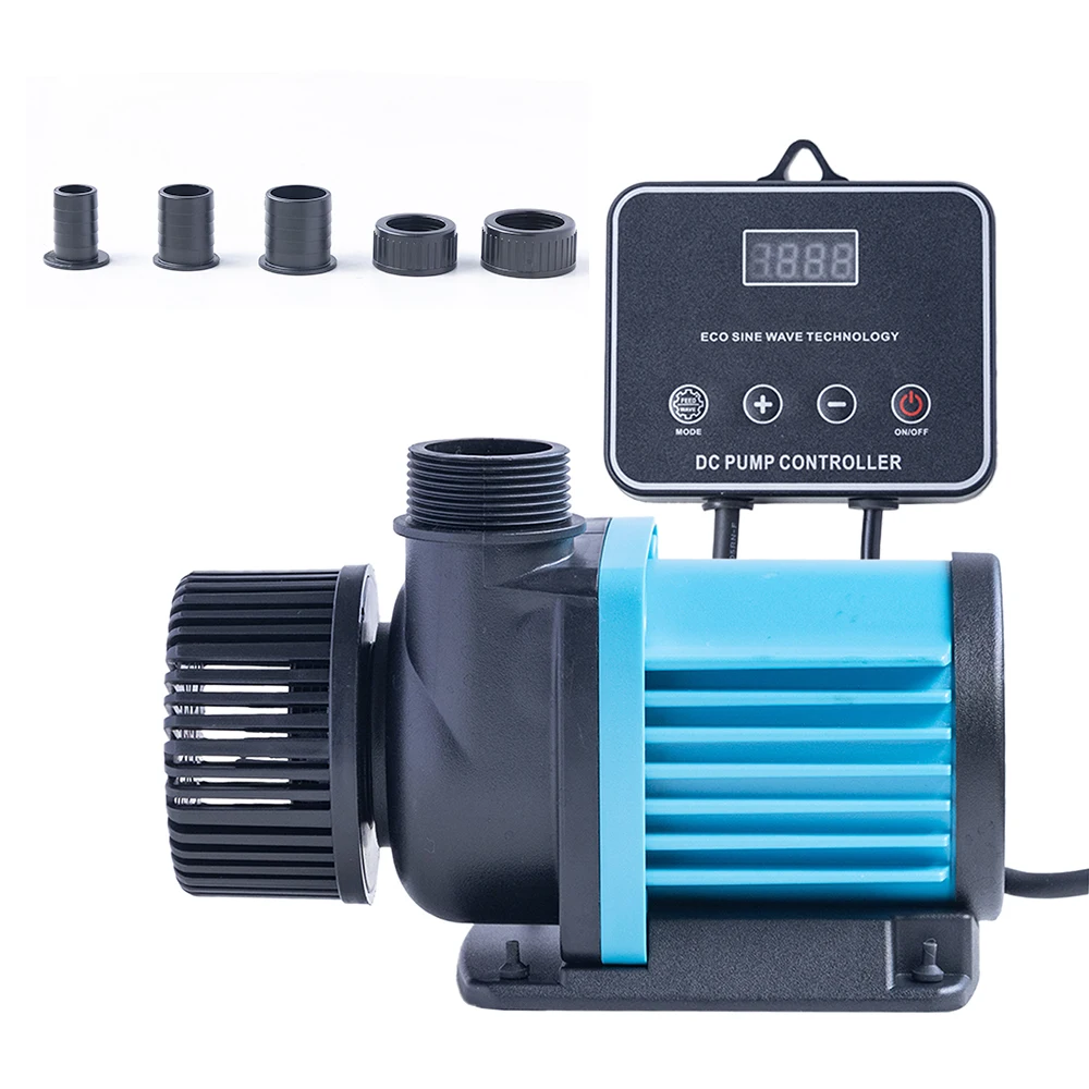 Koi Pond Submersible Pump Aquarium Water Pump DC Solar Plastic Ultra Quiet Eco-Friendly 1200L/H