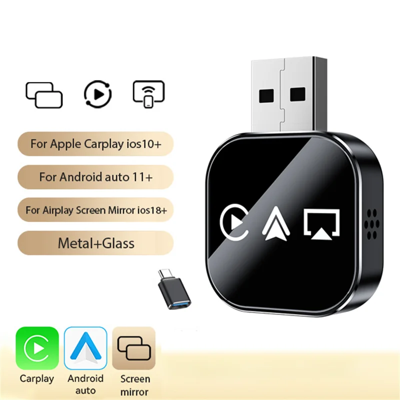 3-In-1 Metal Wirele…