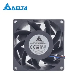 New delta FFB0824EHE 24V 0.75a 8038 8cm large air volume cooling fan 80*80*38mm