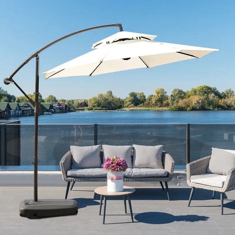 

Outdoor Parasol Garden Advertising Umbrella Guard Box Security Banana Umbrella Outdoor Garden Stall Large Sun Umbrella Beach Umb