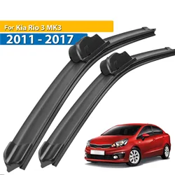 Erick's Wiper LHD Front Wiper Blades For Kia Rio 3 MK3 2011 - 2017 Windshield Windscreen Clean Window Car Rain Brushes 26