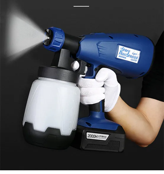 Lithium Battery Convenient Hould Paint Spray  Cordless Paint Spray Gu