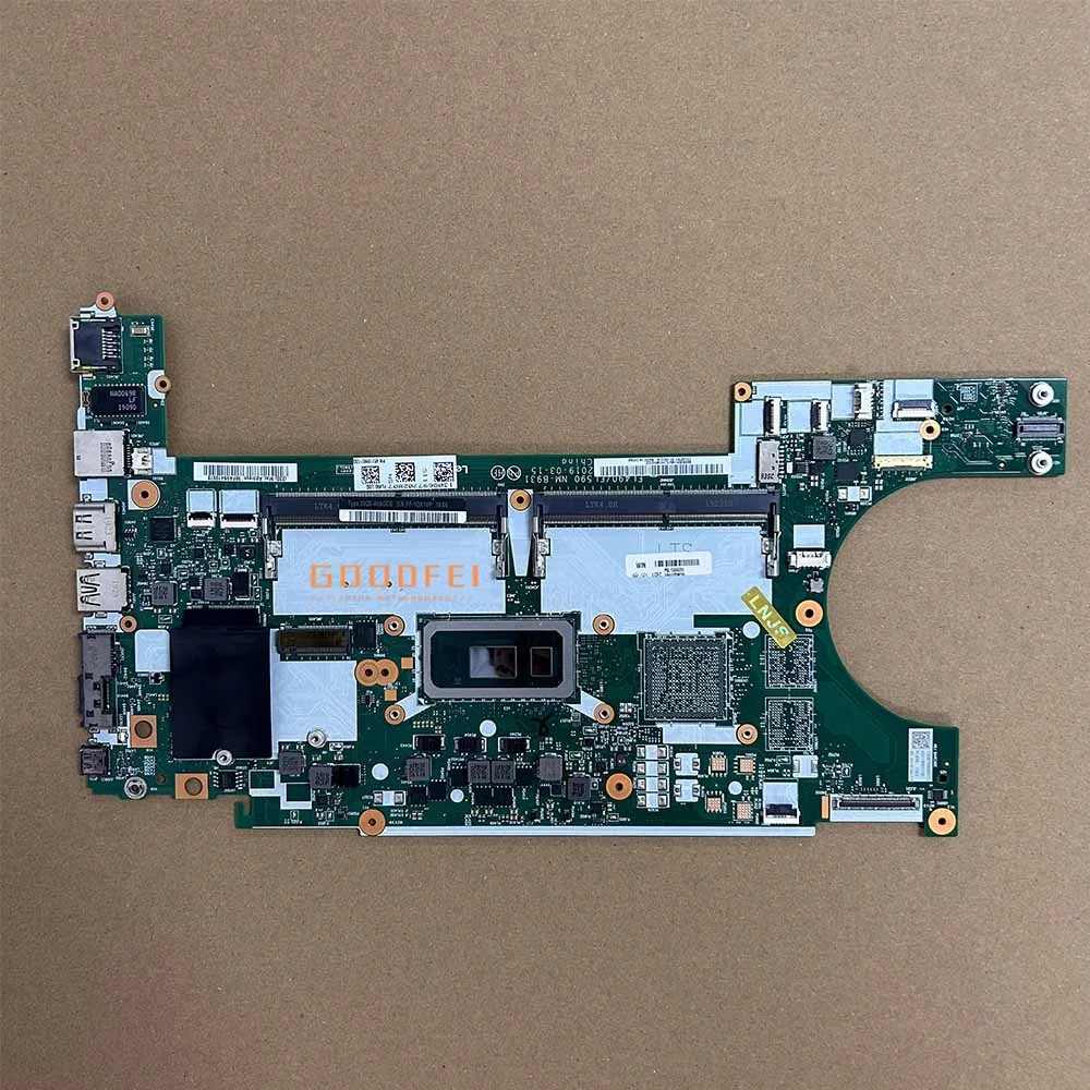 

Laptop Motherboard Notebook Mainboard NM-B931 I3-8145U FL490 FL590 For Lenovo Thinkpad L490 L590 100% test work 02DM290