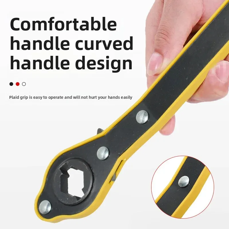 Car Labor-saving Jack Ratchet Wrench Scissor Jack Garage Tire Wheel Lug Wrench Handle Labor-saving Wrench Car Repair Tool