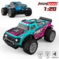 1:20 KF24 & KF23 Model Remote Control Car With LED Light 2WD Off-road 2.4G RC Car Climbing Vehicle Outdoor Cars Kids Toys Gifts