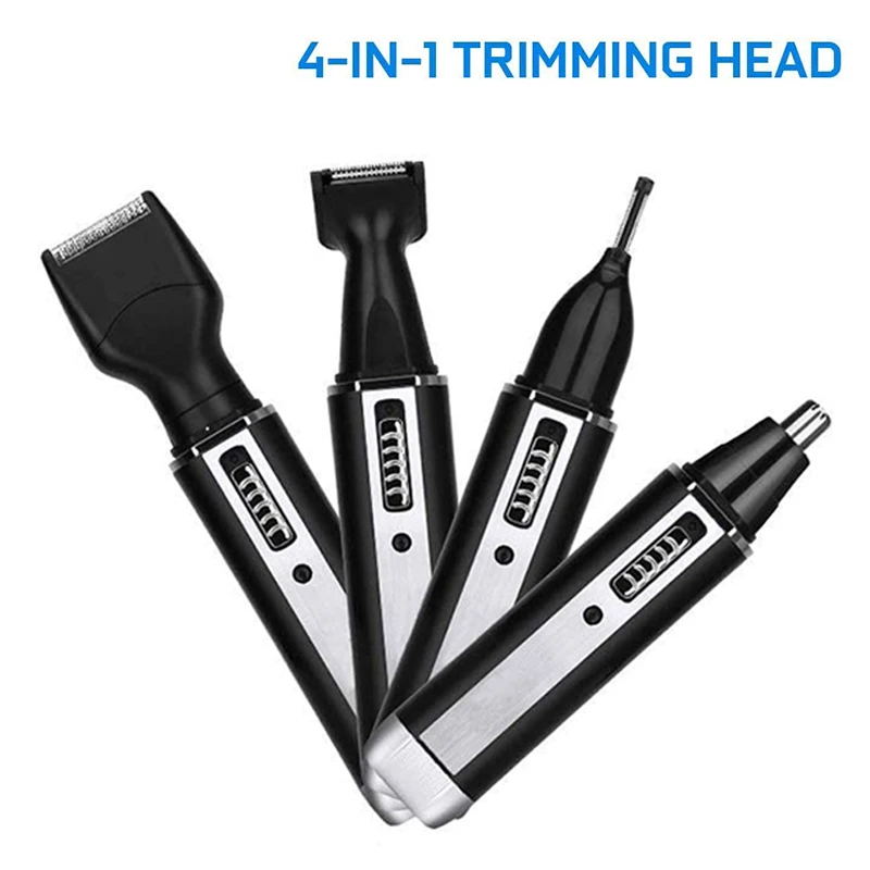 ماكينة تشذيب الأذن والأنف الكهربائية 3 في 1 للرجال ماكينة حلاقة لإزالة الشعر وتدوم آمنة