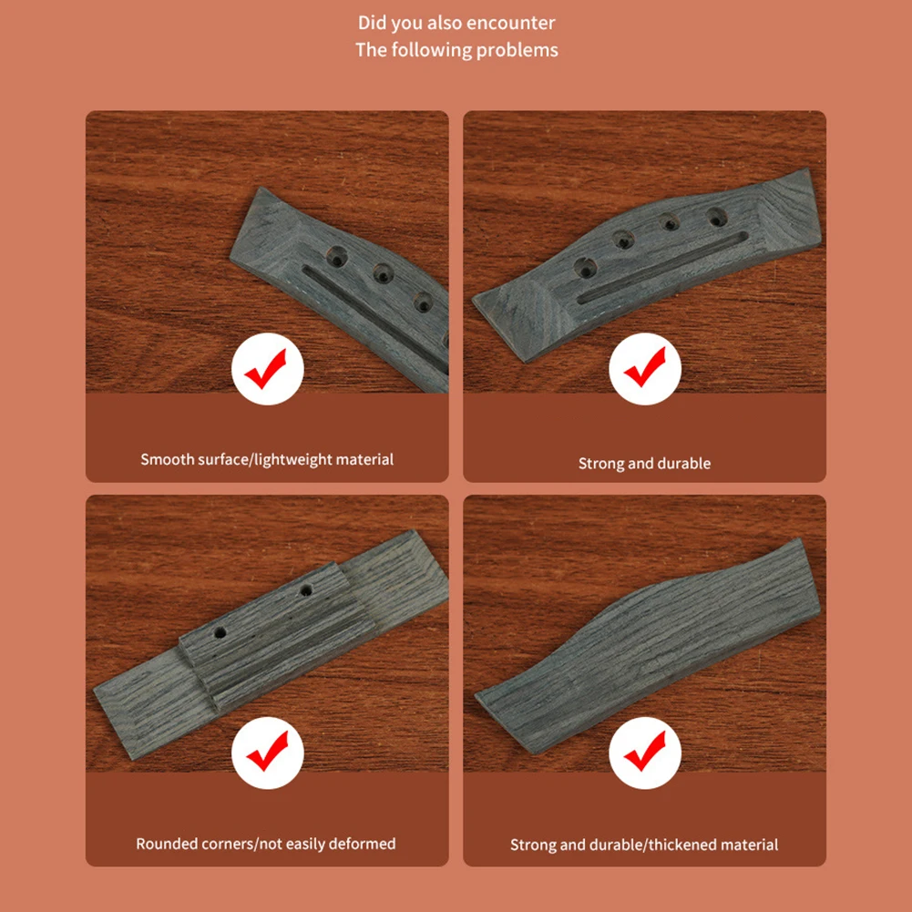 Ukulele Bridge Accessories Rosewood Ukulele Bridge Ukulele Repair Optimal Sound Quality For 21 23 26 Inch Ukulele