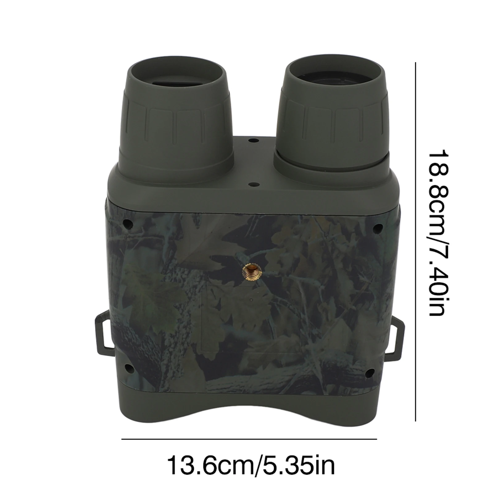 Binocolo ottico portatile esterno portatile 4K Zoom digitale 5X Foto video Scatto 150-200M Distanza di visione completamente scura per esterni