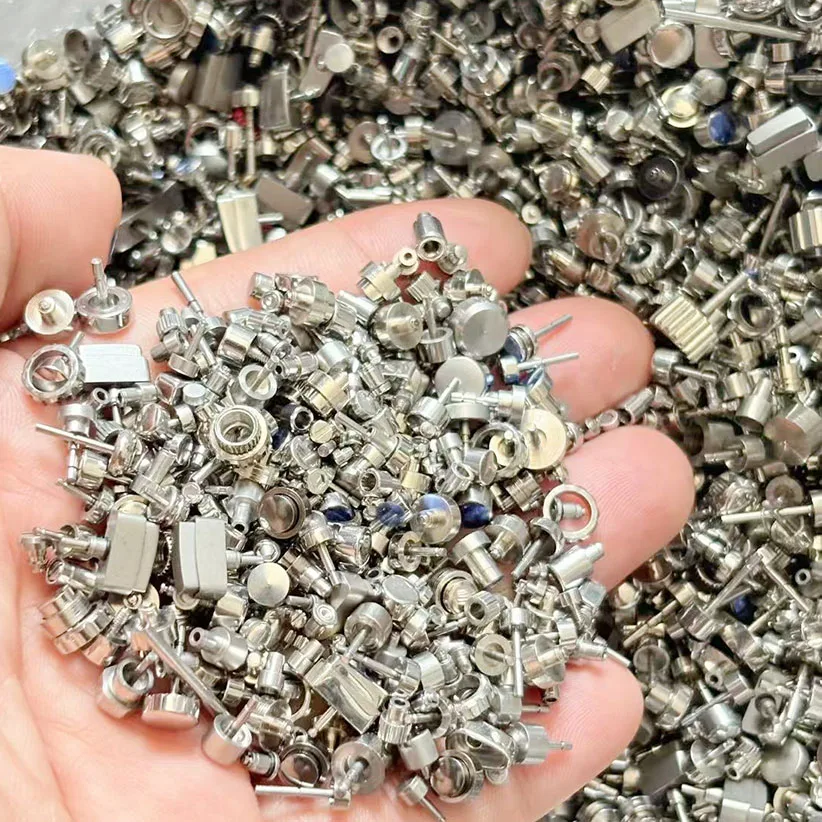 Watch Accessories Watch Miscellaneous Button Keys Various Sizes Styles Colors Random Delivery 1 Bag Of About 30 PCs Mixed Button