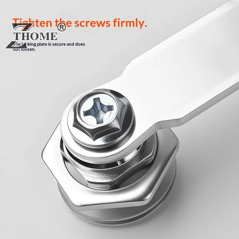1set 22mm 304 Stainless Steel Power Distribution Cabinet Panel Cam Lock For Tin Box Installation