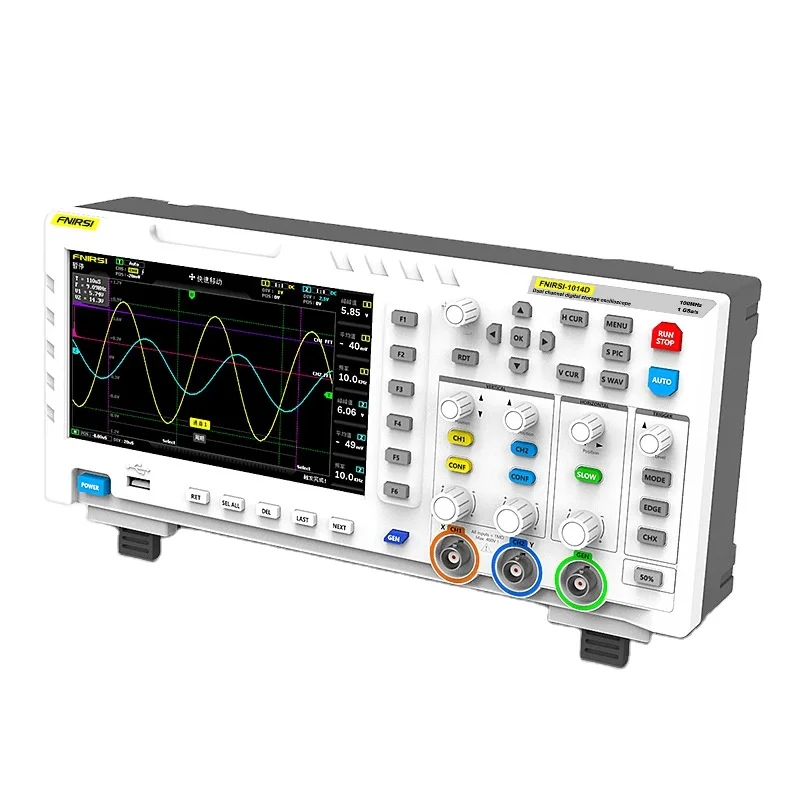 1014D  2 channel digital storage oscilloscope 100MHz dual channel oscilloscope signal generator oscilloscopes