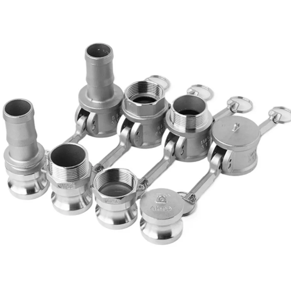 

1/2 "-4" BSPT с наружной и внутренней резьбой, концевая крышка для шланга, нержавеющая сталь 304 316, кулачковый замок, пазовая муфта, соединитель, быстроразъемное соединение