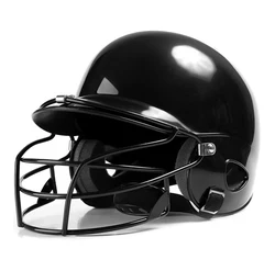 Casco de béisbol profesional con protección facial, gorra de protección para la cabeza de béisbol para adultos y jóvenes