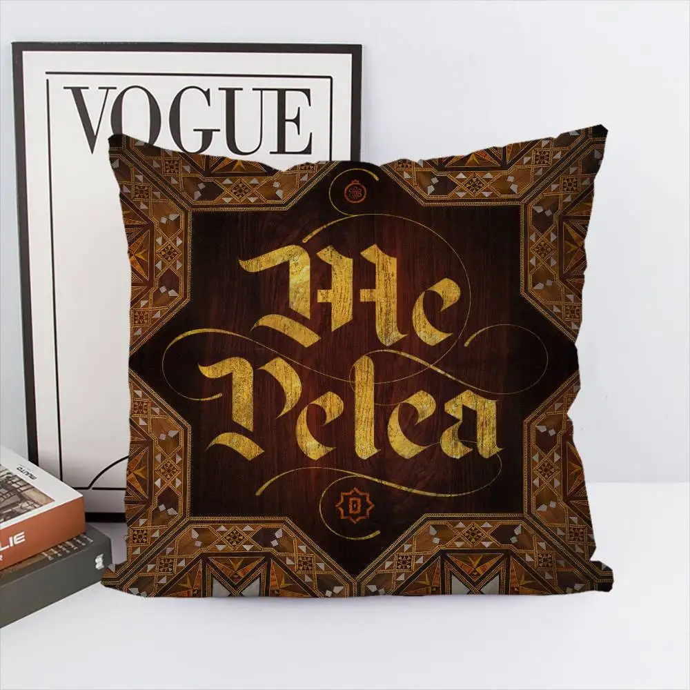 D-Dellafuente Pillow Case Album Case Sofa Decorative Home Double-sided Printing Short Plush Cute Cushion Cover