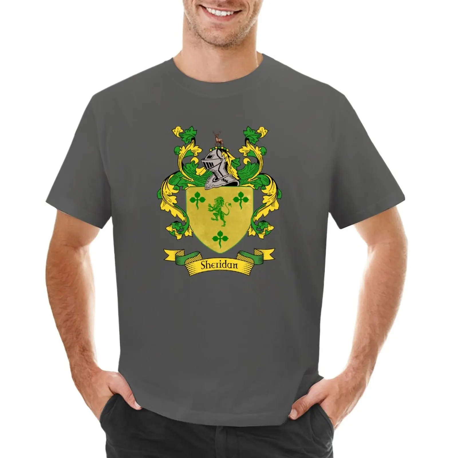 

Sheridan Coat of Arms | Sheridan Family Crest T-Shirt tops cute clothes customizeds workout shirts for men