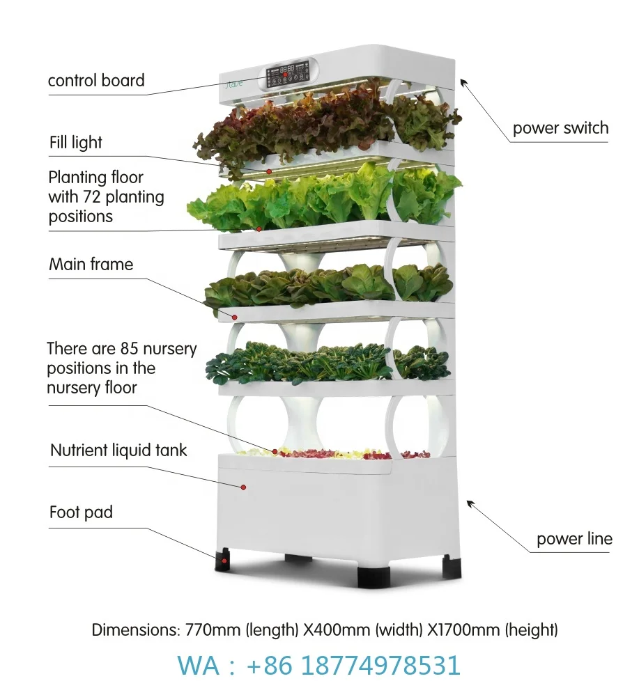 

Intelligent Plant Intelligent Smart PlanterHome Garden Farm Hydroponic Growing Systems Indoor Planter