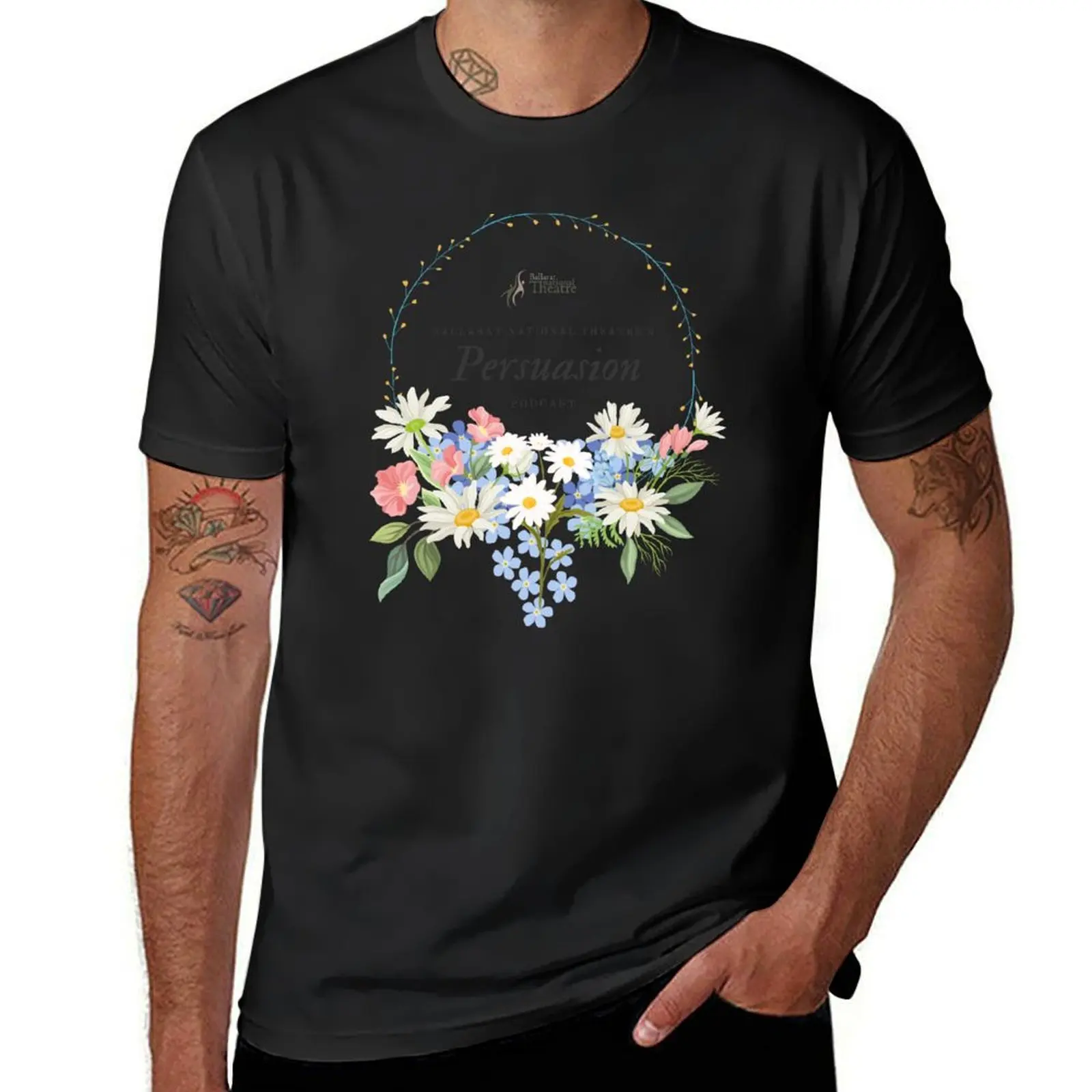 Summer Floral Persuasion T-Shirt quick drying oversizeds sweat shirts, men