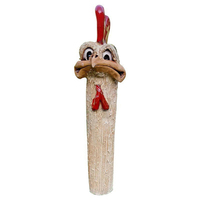 1 Pcs Patio Decorative Fun Chicken Garden Decoration This Funny Chicken Will Liven Up Your Garden Funny Long Ostrich