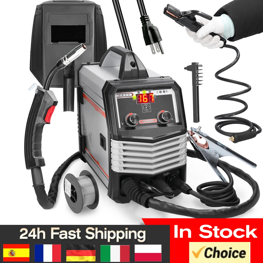 Multifunctional 4in1 MIG MMA MAG TIG-160C Inverter Welders Multipurpose Portable Electric Welding Machine Intelligent Welders