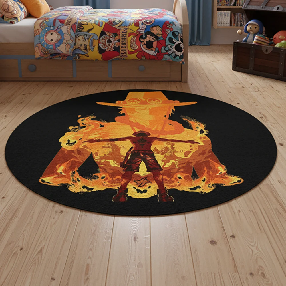 Dywan Anime Popularna Postać Zoro Luffy Ace One Piece Personalizowany Dywan z Kreskówki Ręcznie Robiony Dywan Dywanik do Dekoracji Domu