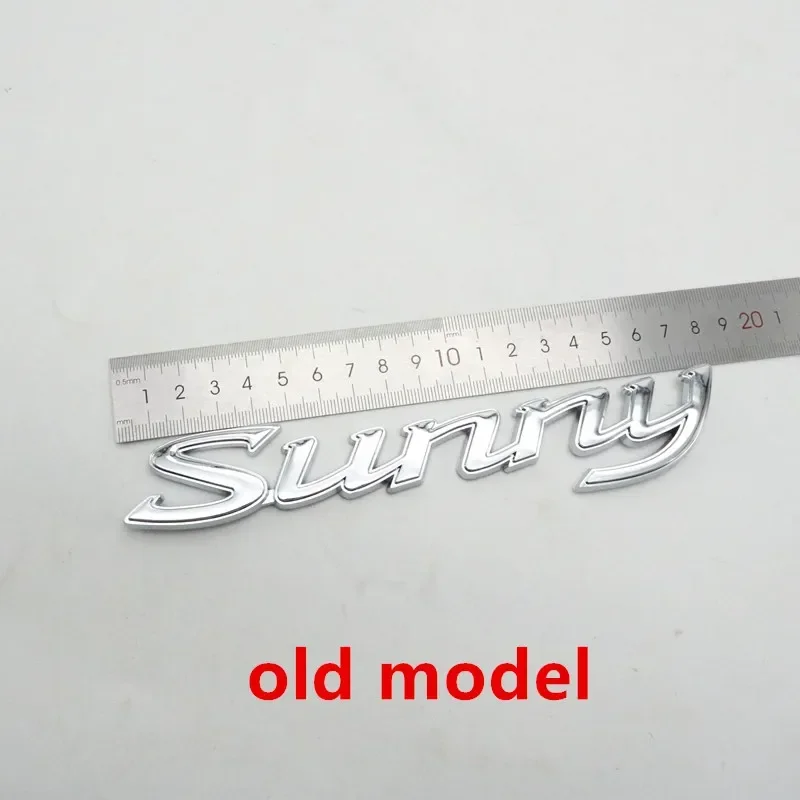 Car Tail Boot Letter Logo Styling Rear Trunk Decals Emblem Badge Sticker For Sunny B15