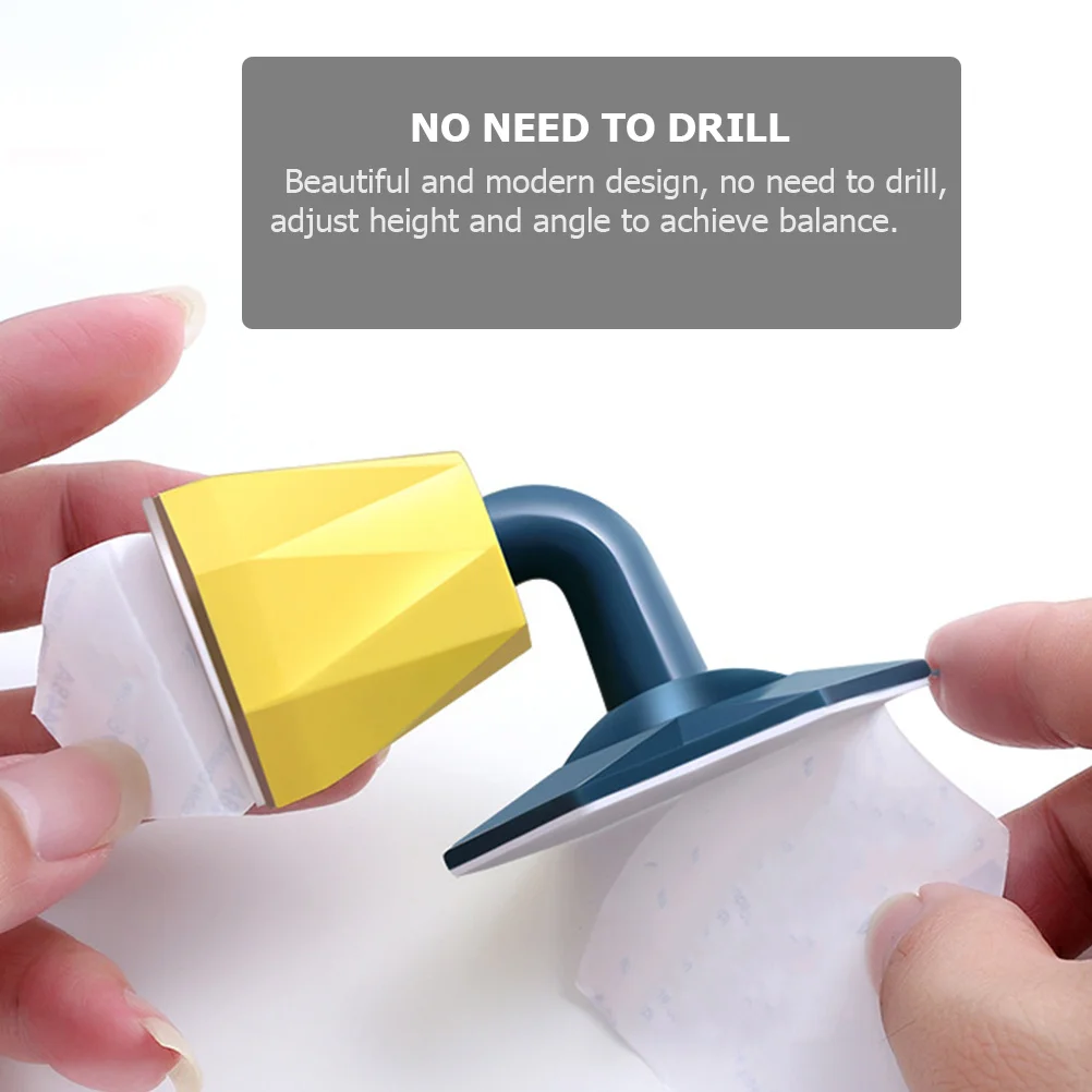 

4Pcs Door Stop Strong Floor Suction Windproof Silicone Non Punching Door Stopper Furniture Hardware Safety