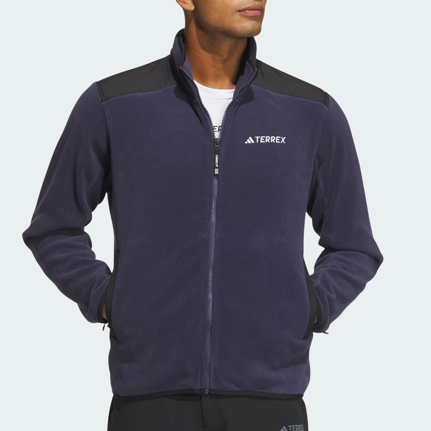

Adidas genuine FULL-ZIP Men's Outdoor Fleece Jacket IR8338