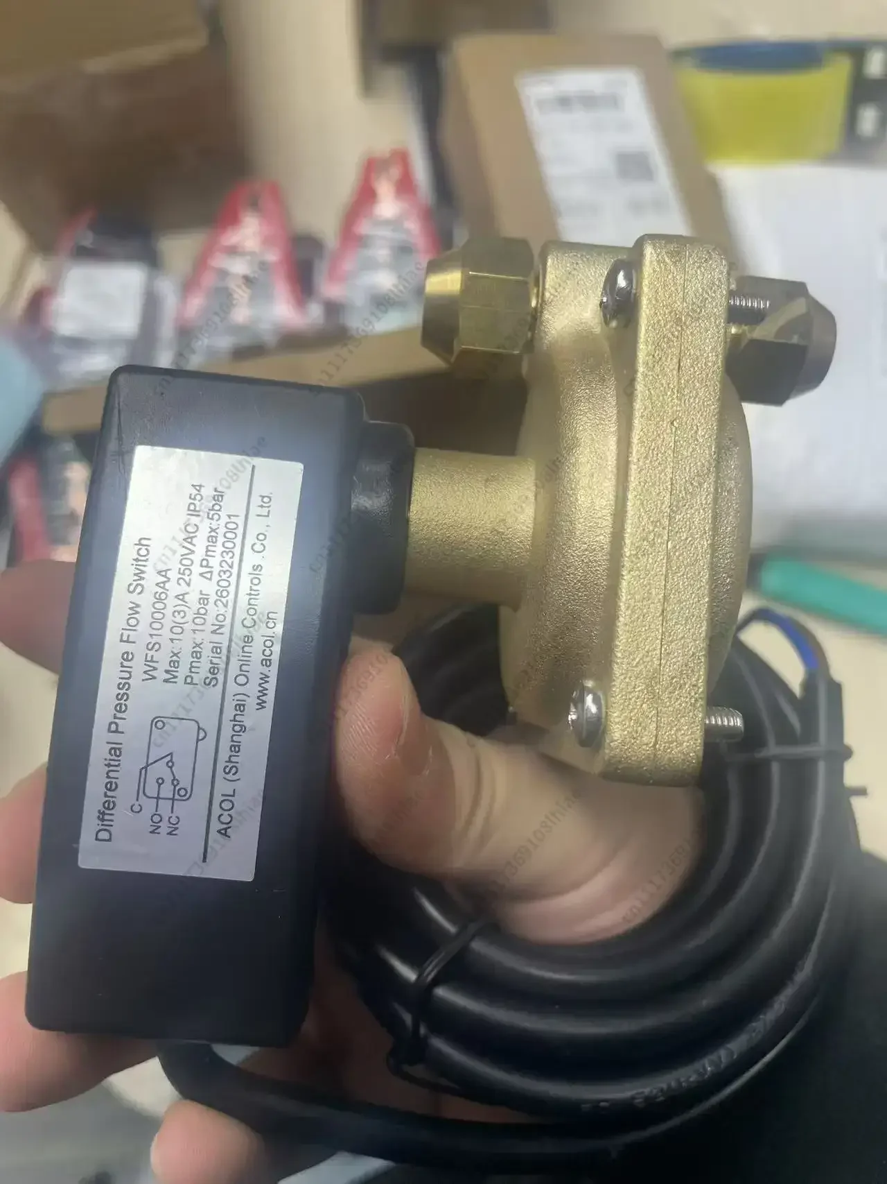 Spot Anchao ACOL Fixed Differential Pressure Flow Switch McValtrin Central Air Conditioning Water Flow Pressure Difference