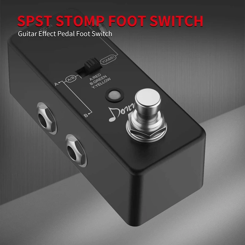 SPST Momentary Soft Press Foot Switch, normalmente aberto, 2 pinos, Stomp Box, botão, pedal para pedal de guitarra, 13pcs