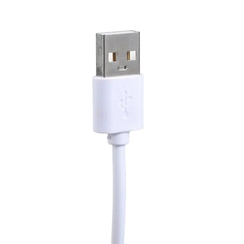 652F 5V USB Wall Mounted Fan With 39.37inch USB Cord Space Saving Design Quiet Operation For Bedroom Kitchen Bathroom