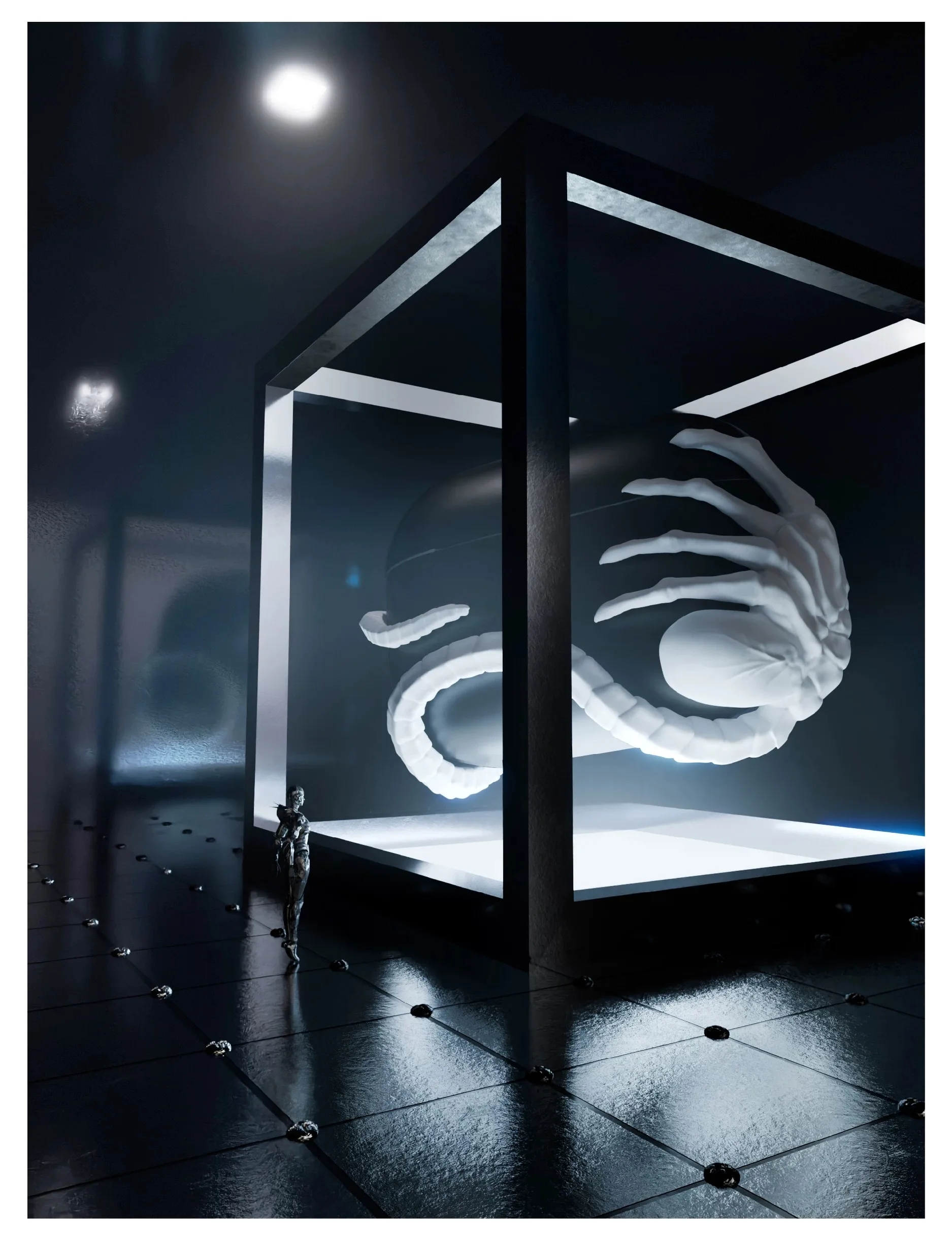 ดีไซน์ดั้งเดิม หนอนจับหน้าเล็ก เหมาะสําหรับ AirPods เคสหูฟังพิมพ์ 3 มิติ ดีไซน์เอเลี่ยน