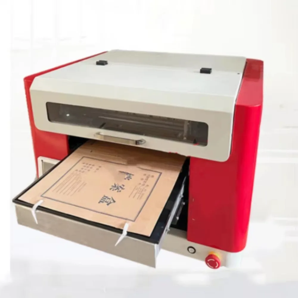 File box printer, digital inkjet printing device, for office document storage folder printing view 3