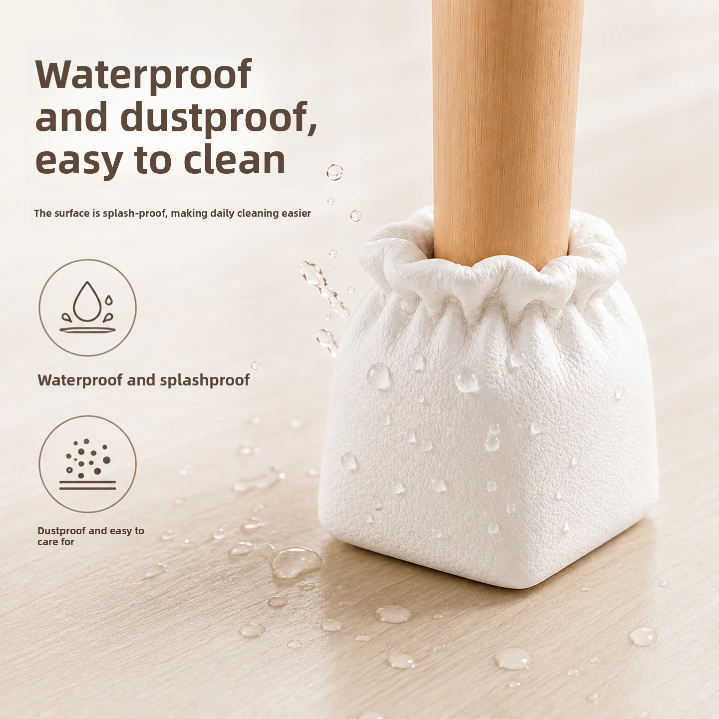 4Pcs Chair Leg Caps Silicone Furniture Feet Covers Waterproof Wear Resistant Anti Slip Noise Reduction Table Leg Protectors Pads