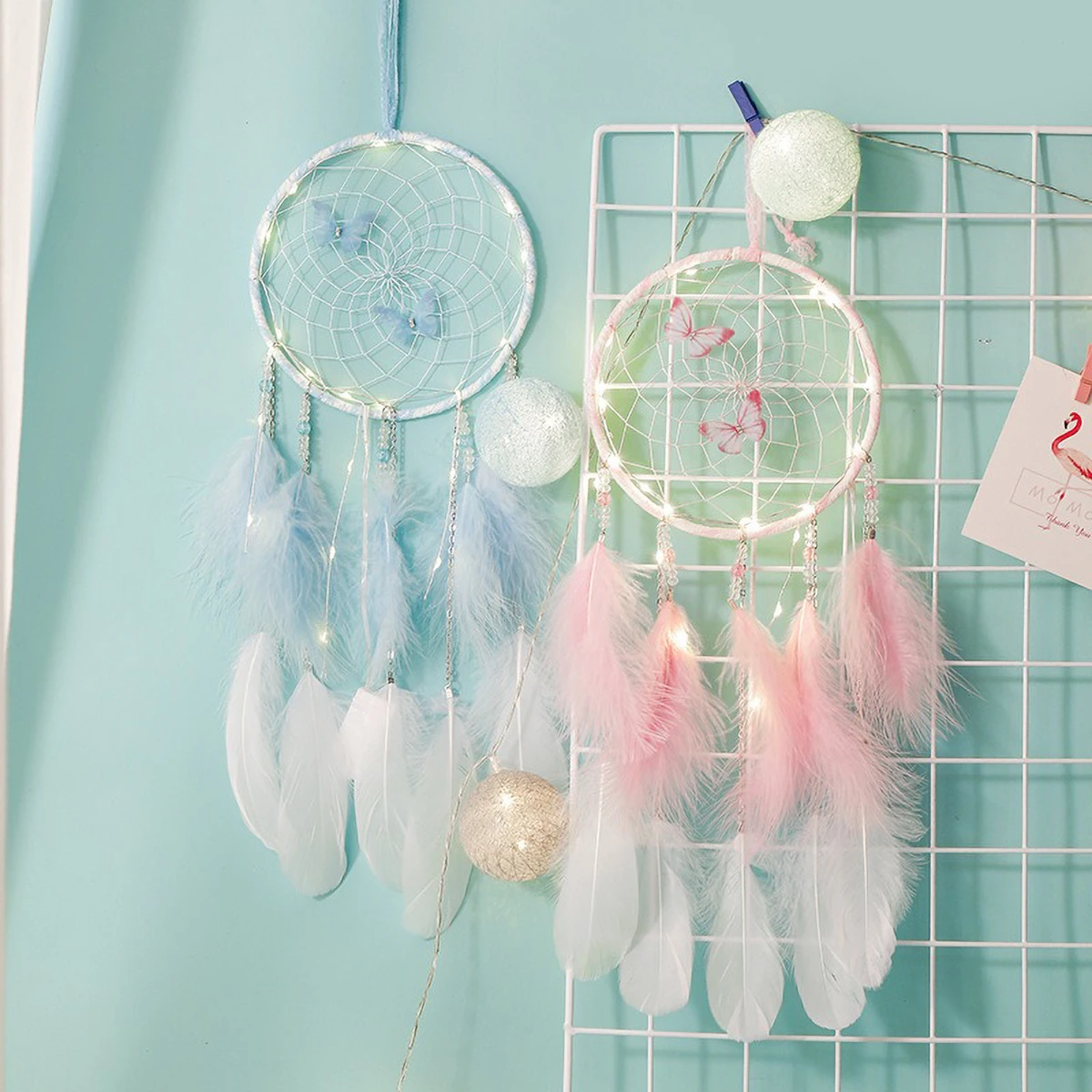 다채로운 Boho Dreamcatcher - 수제 나비 - Boho Wind Chimes 리뷰 및 가격