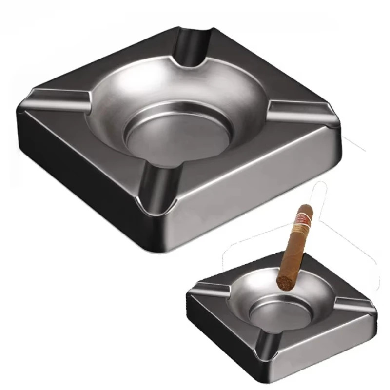 

Blank Metal Indoor Cigar Accessories Round Metal Cigar Souvenirs