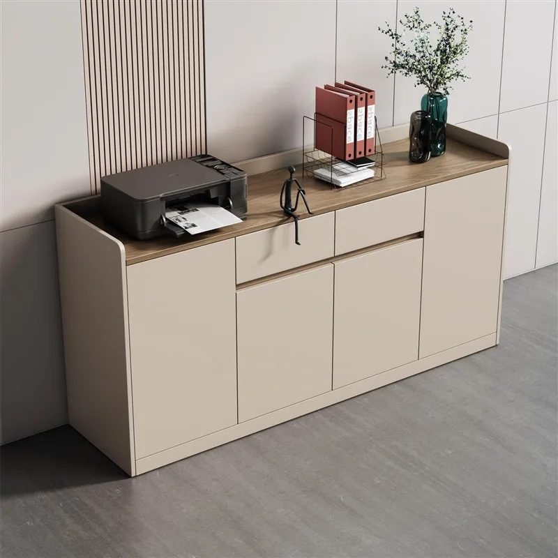 File Cabinet Low Cabinet Office Simple Modern Floor Wooden Cabinet