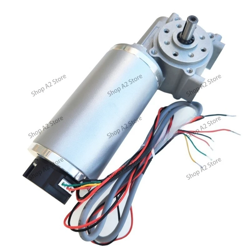 24V High Speed 250RPM 60W 100W Large Torque Electric DC Motor Geared Motor with Intelligent Encoder Automatic Door Motor