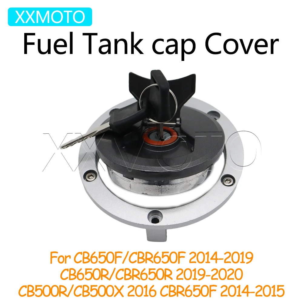 For Honda CB650F CBR650F 2014-2019 CB650R CBR650R 2019-2020 CB CBR 650F 650R CB 500R 500X 16 Motorcycle Fuel Gas Tank Cap Cover