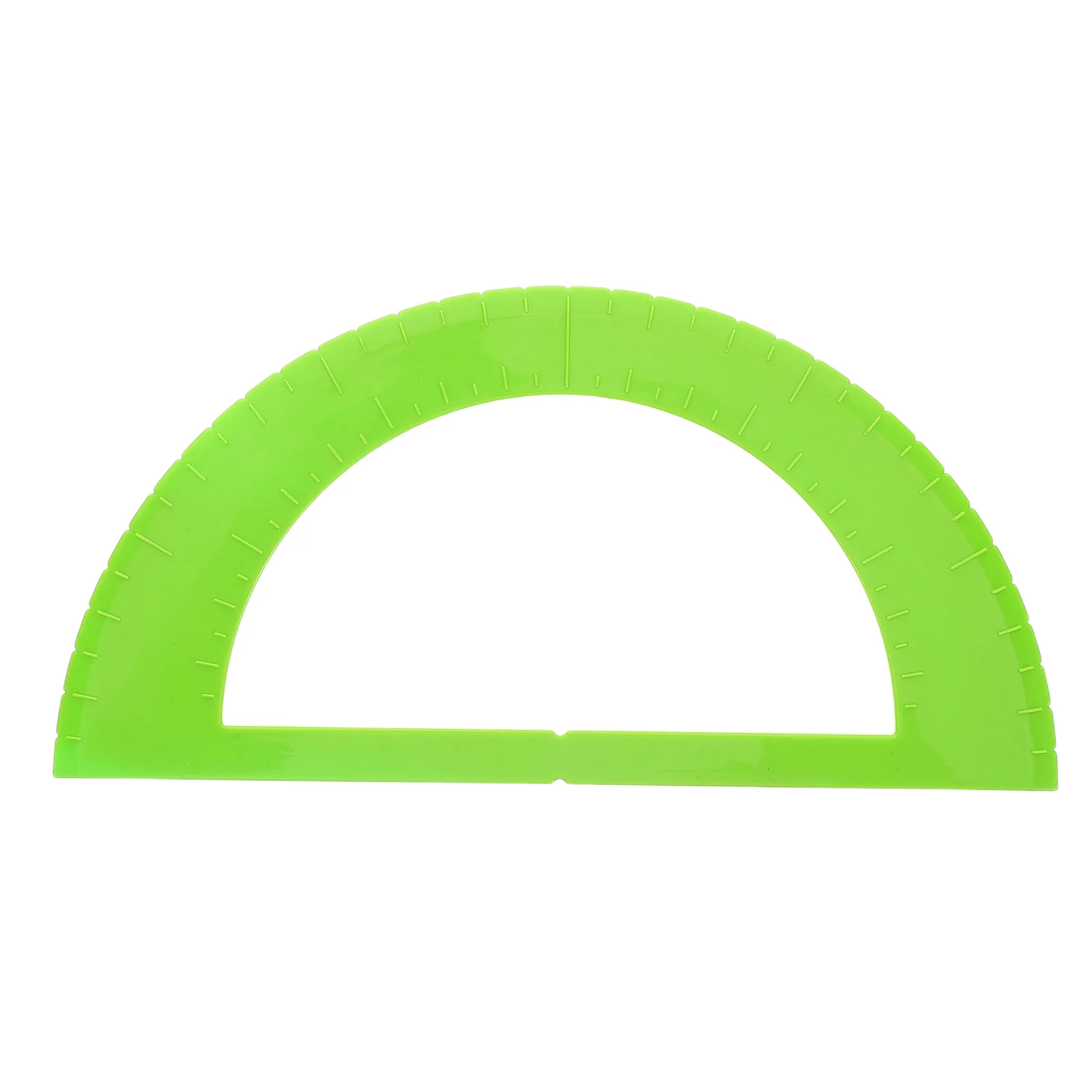 

Слепой транспортир, линейка, светло-зеленый прочный пластиковый инструмент для геометрии Брайля, школьное обучение, измерительные принадлежности для визуально