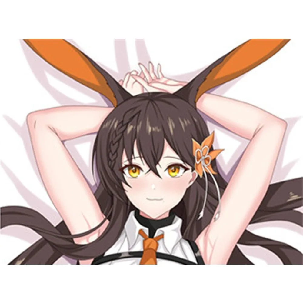 Anime Character Chikuma Full‑Size Dakimakura Sleeve Two‑Sided Printed Long Body Pillow Protector,