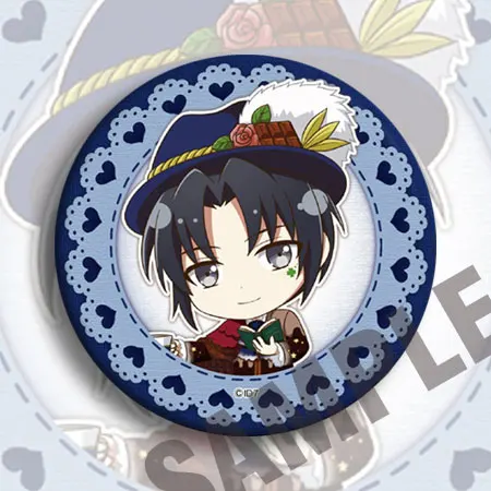 IDOLiSH7-Botones de iconos redondos, 58mm