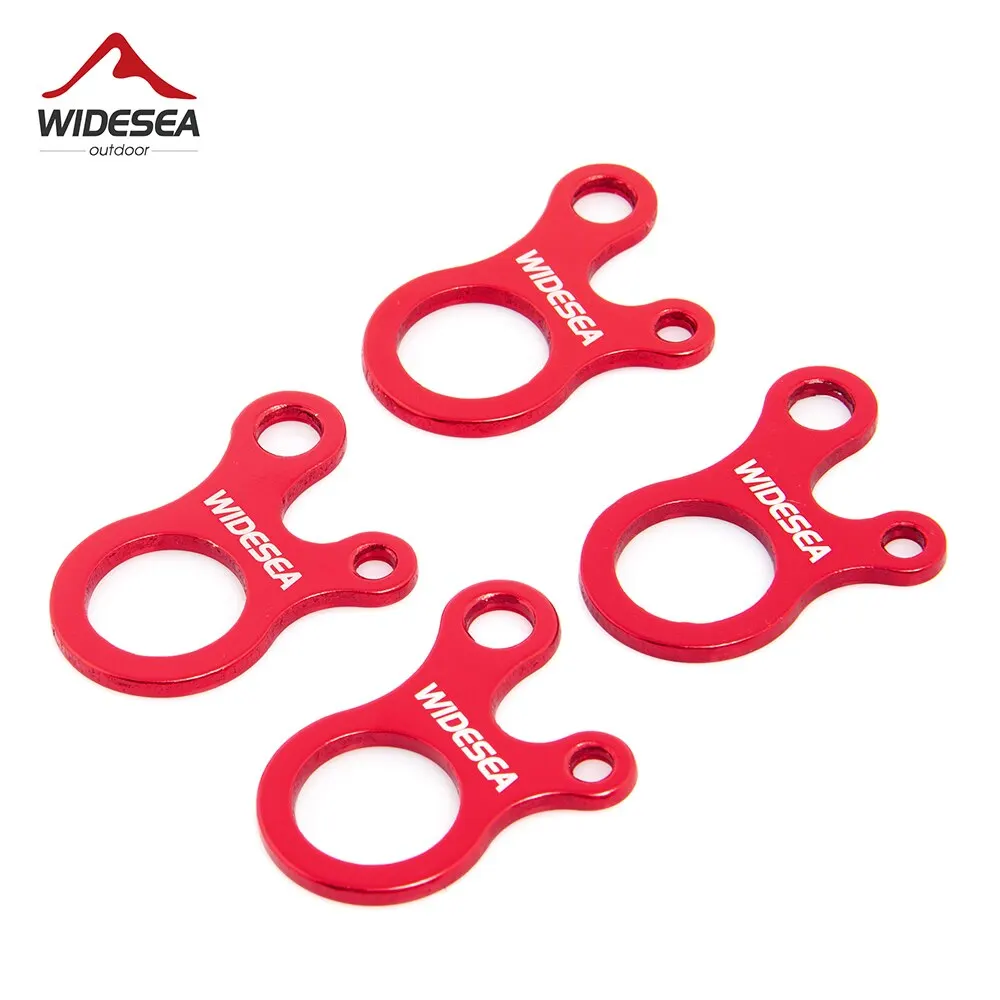 4 Stück Camping Wander zelt Windseil schnalle verstellbar Aluminium legierung Schnur schnallen