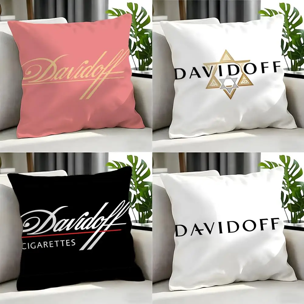 Funda de cojín Davidoff, juego de fundas de cojín, 4 piezas, 50x50, 45x45, 40x40, funda de almohada decorativa para sofá, decoración del hogar