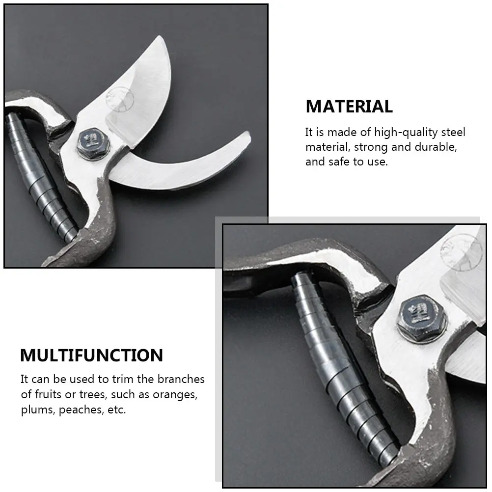 

Pruning Shears Garden H Pruner Tree Trimming Tools Steel Scissors Durable Safe Gardening Fruit Branches Plum Peach