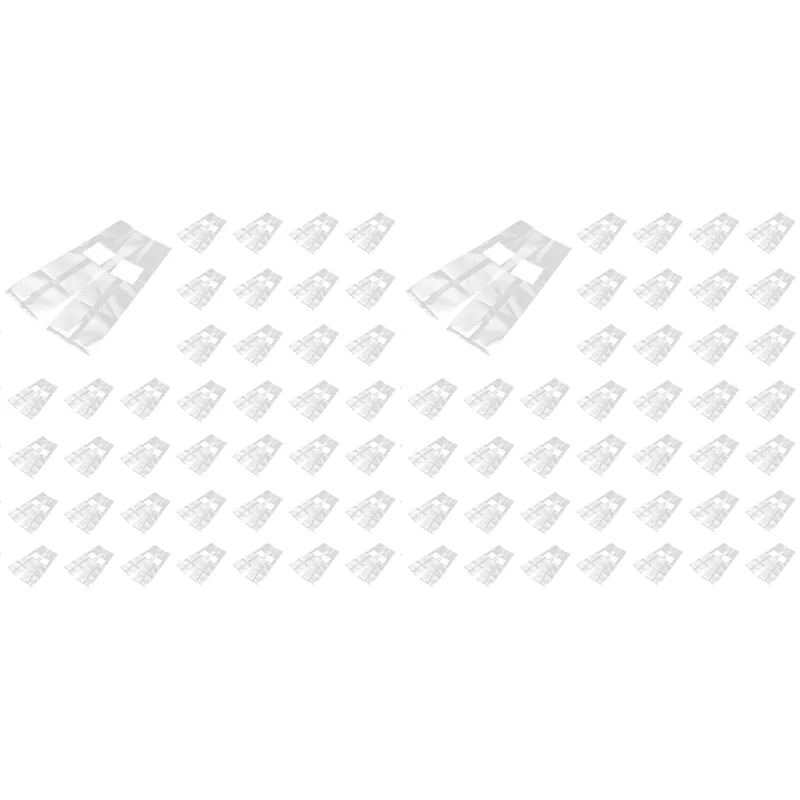 

AS94-100Pcs PVC Mushroom Spawn Grow Bag Substrate Clear Bags High Temp Pre-Sealable